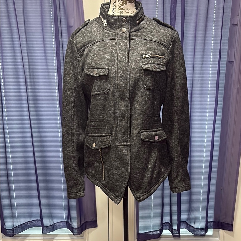 Rue21 Charcoal Utility Jacket